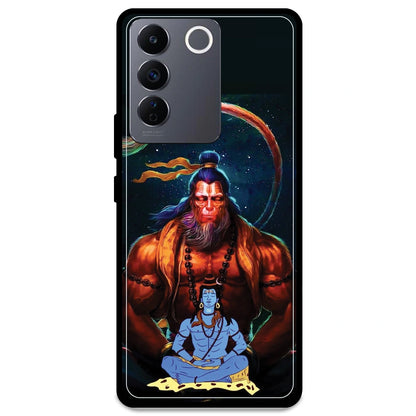 Lord Shiva & Lord Hanuman - Armor Case For Vivo Models Vivo V27E