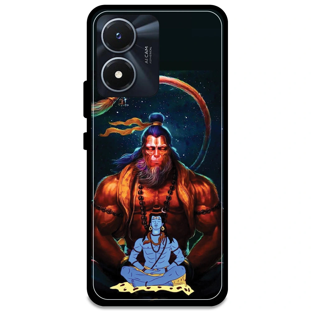 Lord Shiva & Lord Hanuman - Armor Case For Vivo Models Vivo Y02S