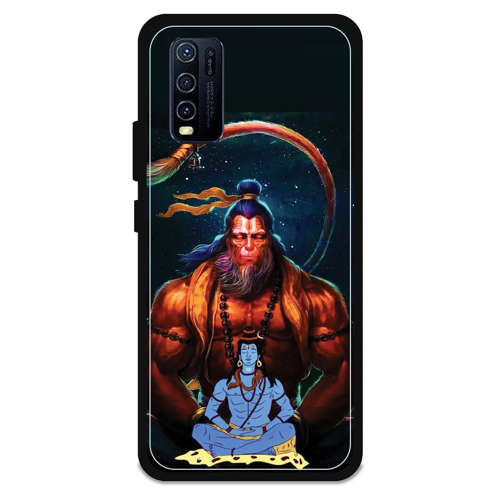 Lord Shiva & Lord Hanuman - Armor Case For Vivo Models Vivo Y50