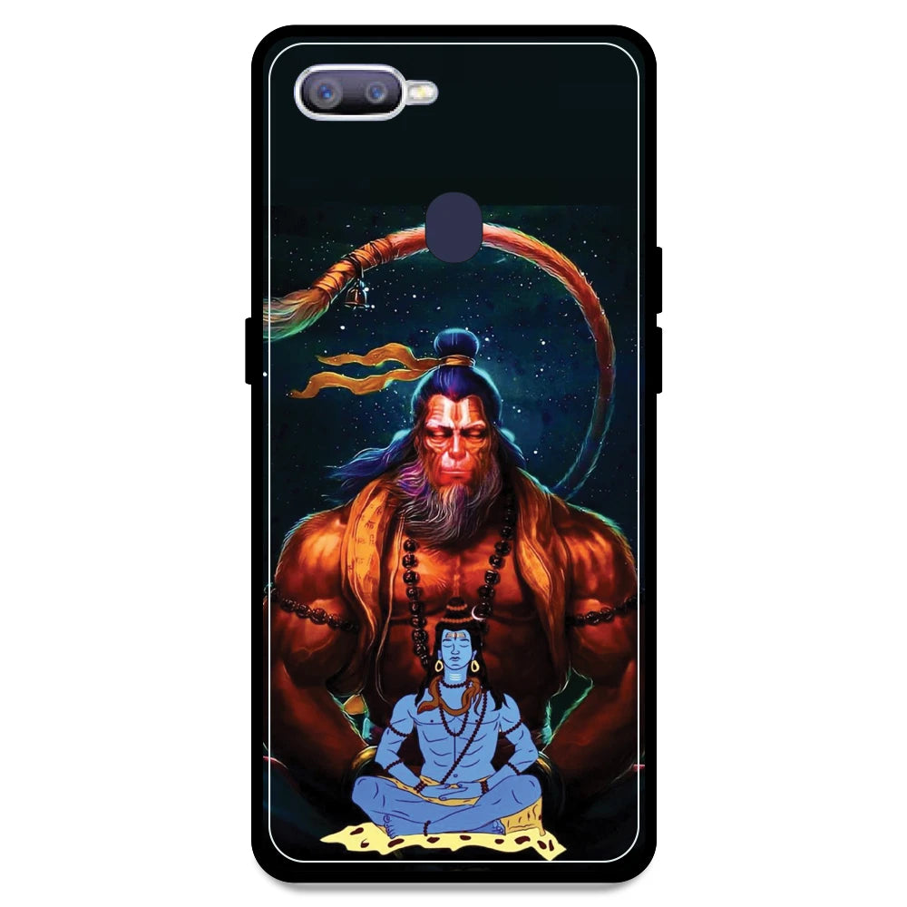 Lord Shiva & Lord Hanuman - Armor Case For Oppo Models Oppo F9