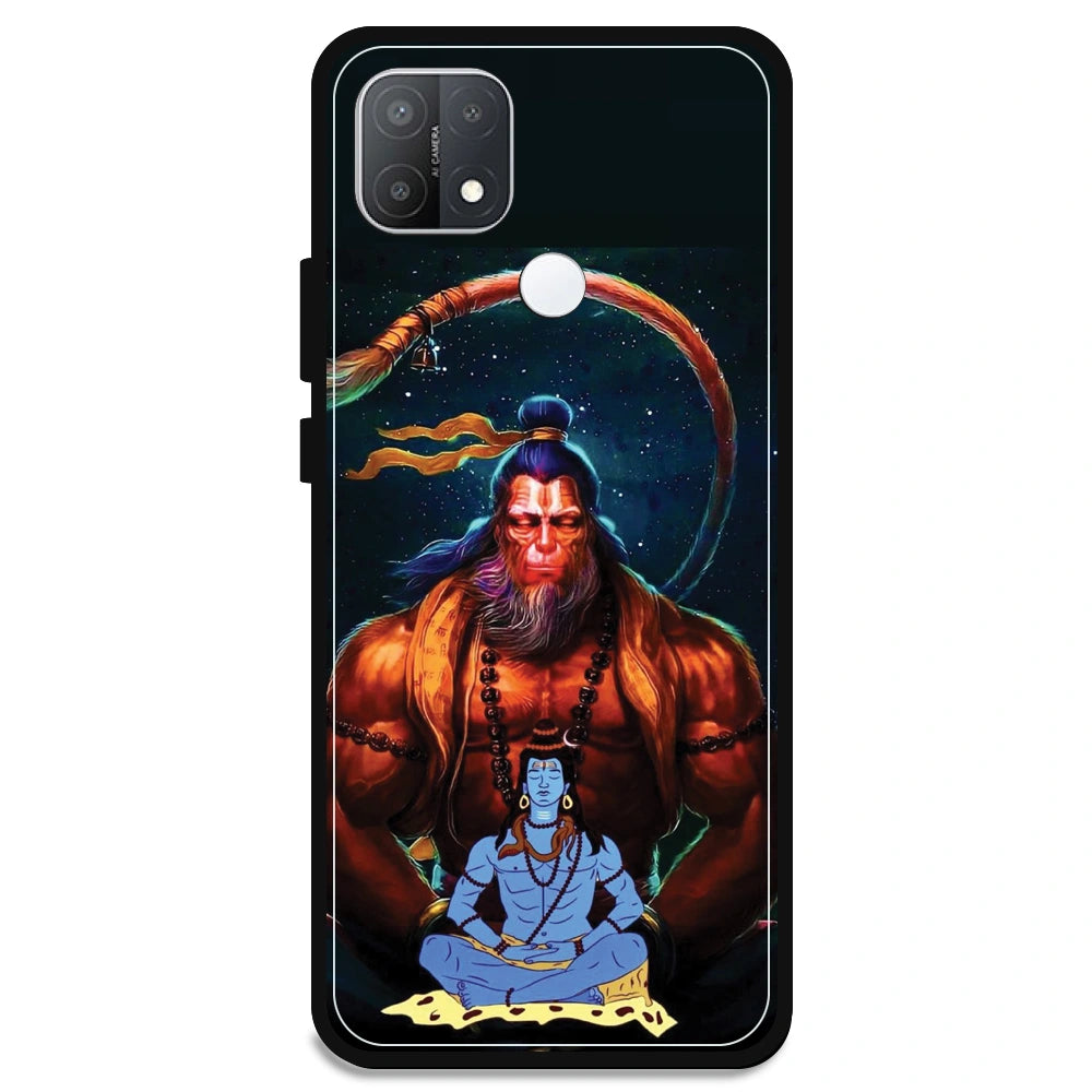 Lord Shiva & Lord Hanuman - Armor Case For Oppo Models Oppo A15