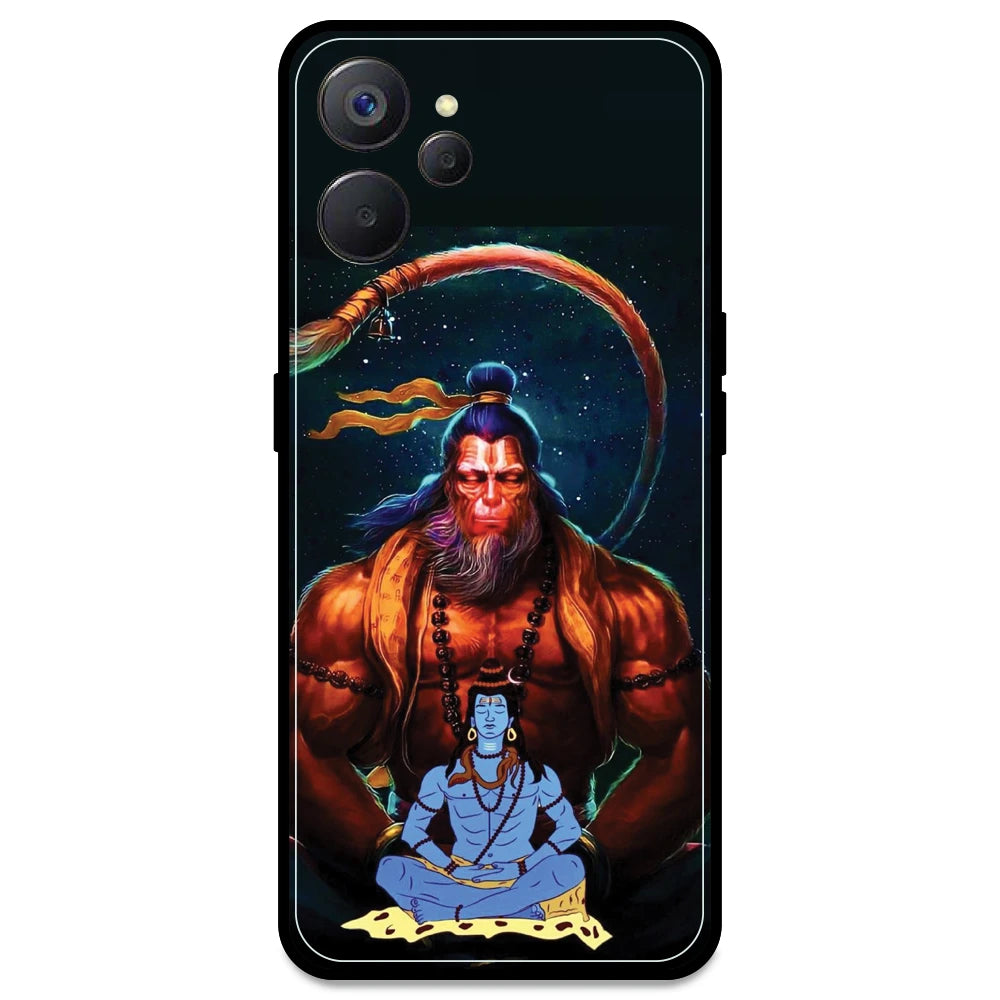 Lord Shiva & Lord Hanuman - Armor Case For Realme Models Realme 9i 5G