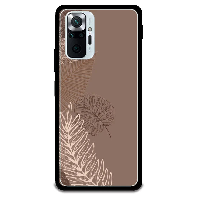 Brown Leaves - Armor Case For Redmi Models 10 Pro