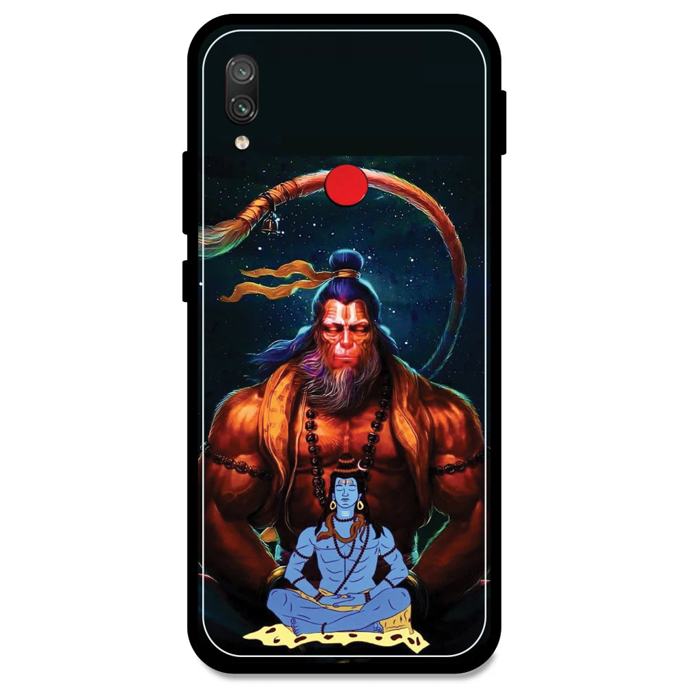 Lord Shiva & Lord Hanuman - Armor Case For Redmi Models Redmi Note 7S