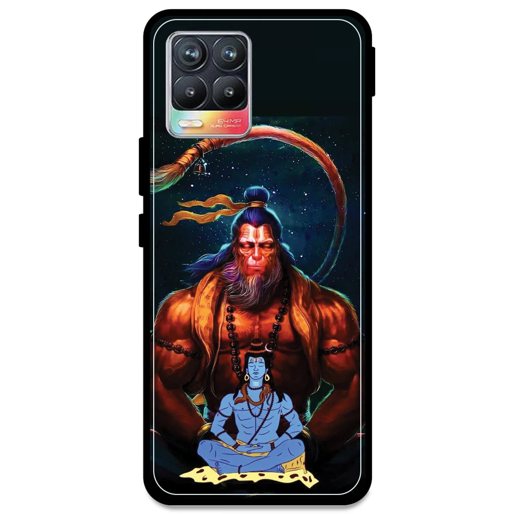 Lord Shiva & Lord Hanuman - Armor Case For Realme Models Realme 8 4G