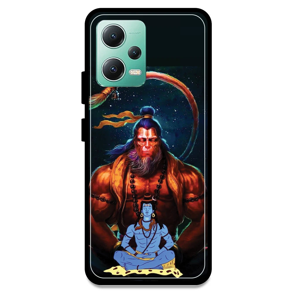 Lord Shiva & Lord Hanuman - Armor Case For Redmi Models Redmi Note 12