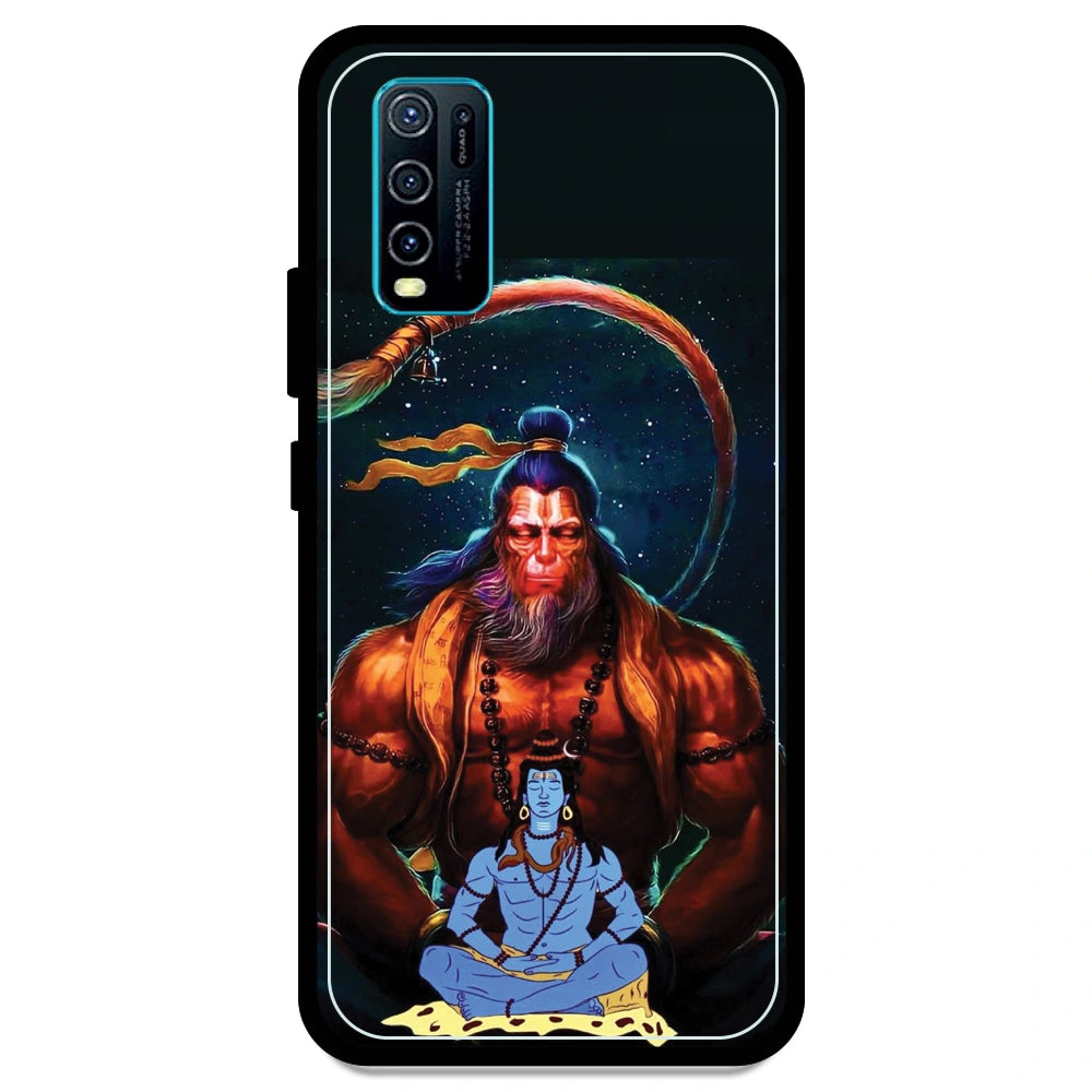 Lord Shiva & Lord Hanuman - Armor Case For Vivo Models Vivo Y30