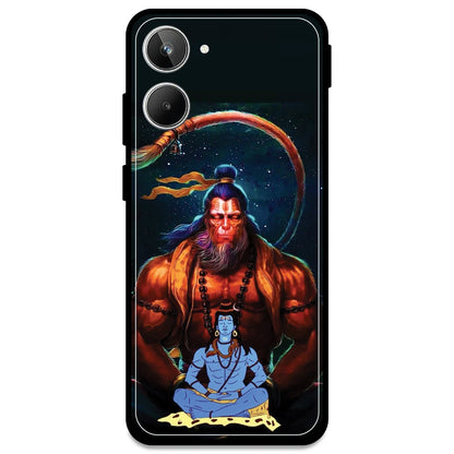 Lord Shiva & Lord Hanuman - Armor Case For Realme Models Realme 10 4G