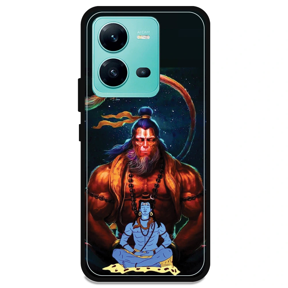 Lord Shiva & Lord Hanuman - Armor Case For Vivo Models Vivo V25