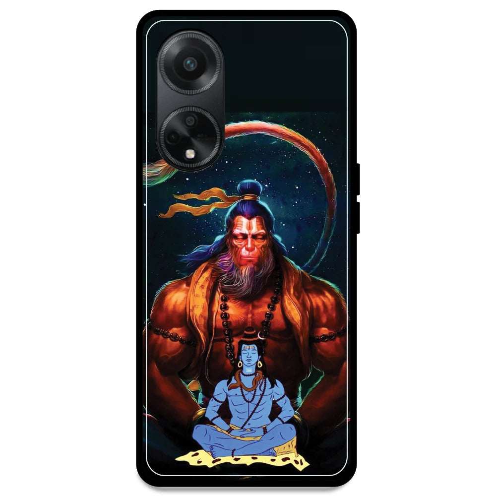 Lord Shiva & Lord Hanuman - Armor Case For Oppo Models Oppo F23 5G
