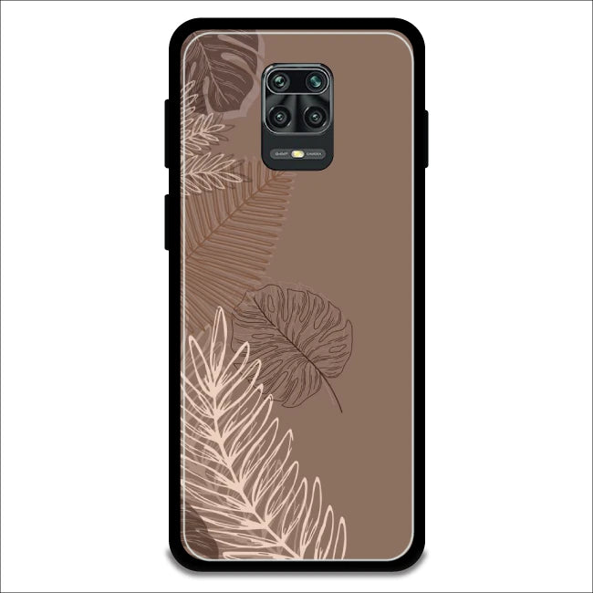 Brown Leaves - Armor Case For Redmi Models 9 Pro Max