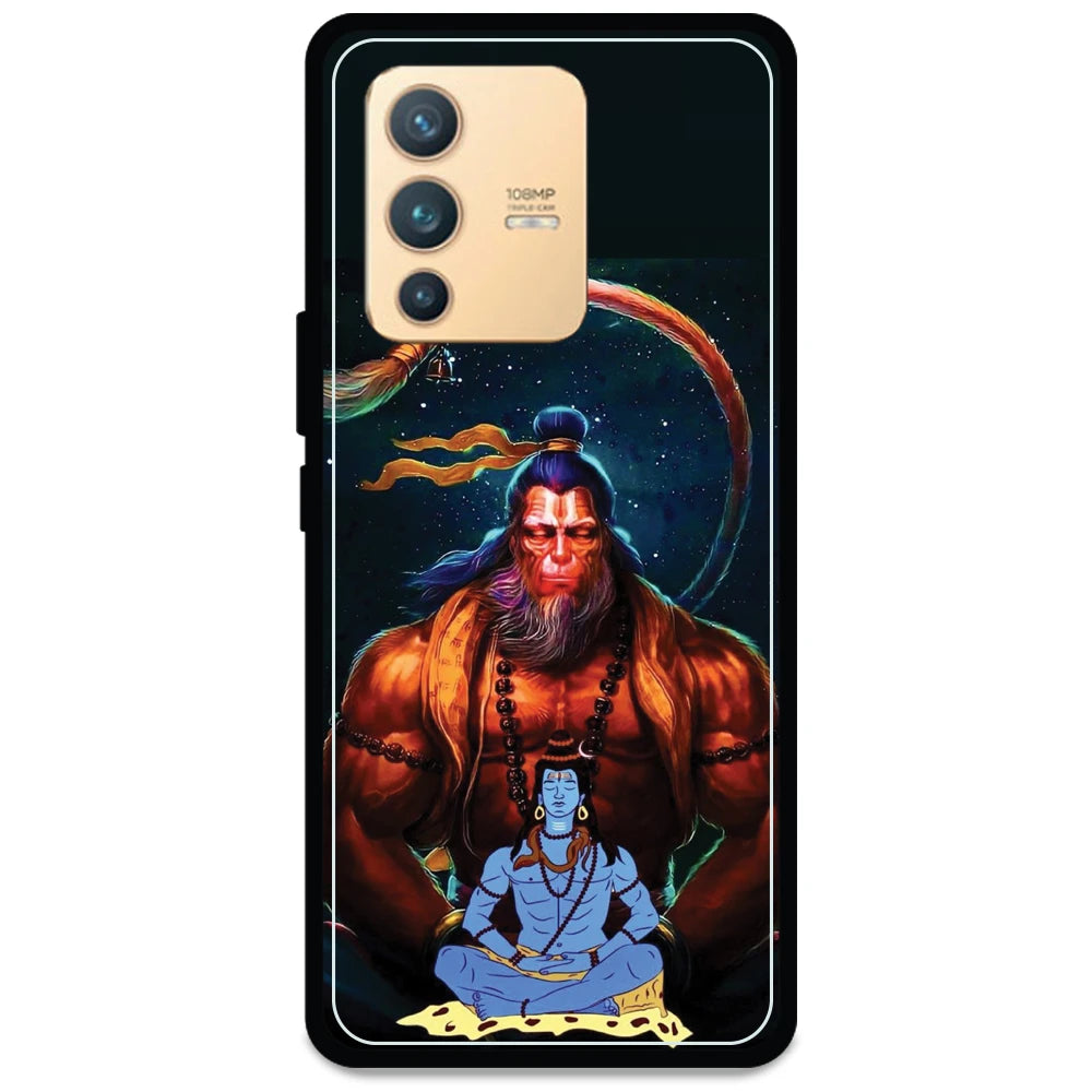 Lord Shiva & Lord Hanuman - Armor Case For Vivo Models Vivo V23 Pro