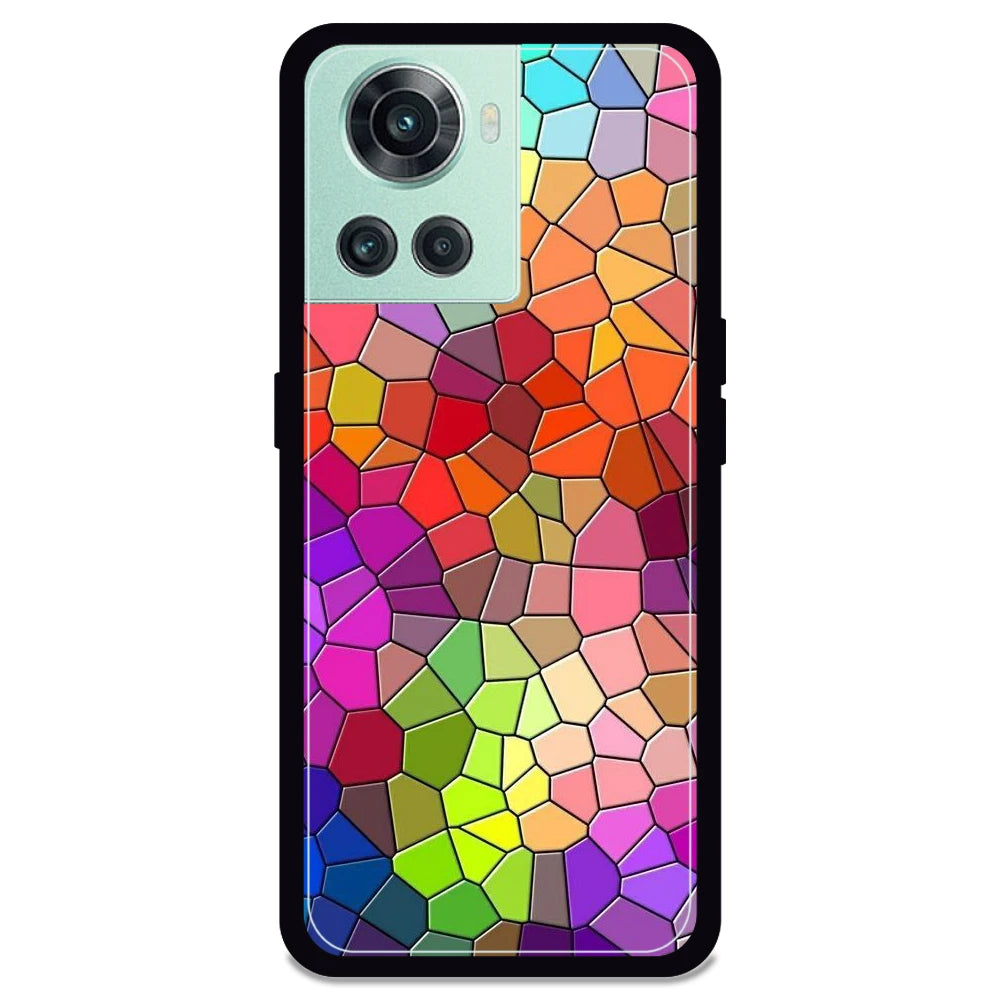Rainbow Mosiac - Armor Case For OnePlus Models  One Plus Nord 10R