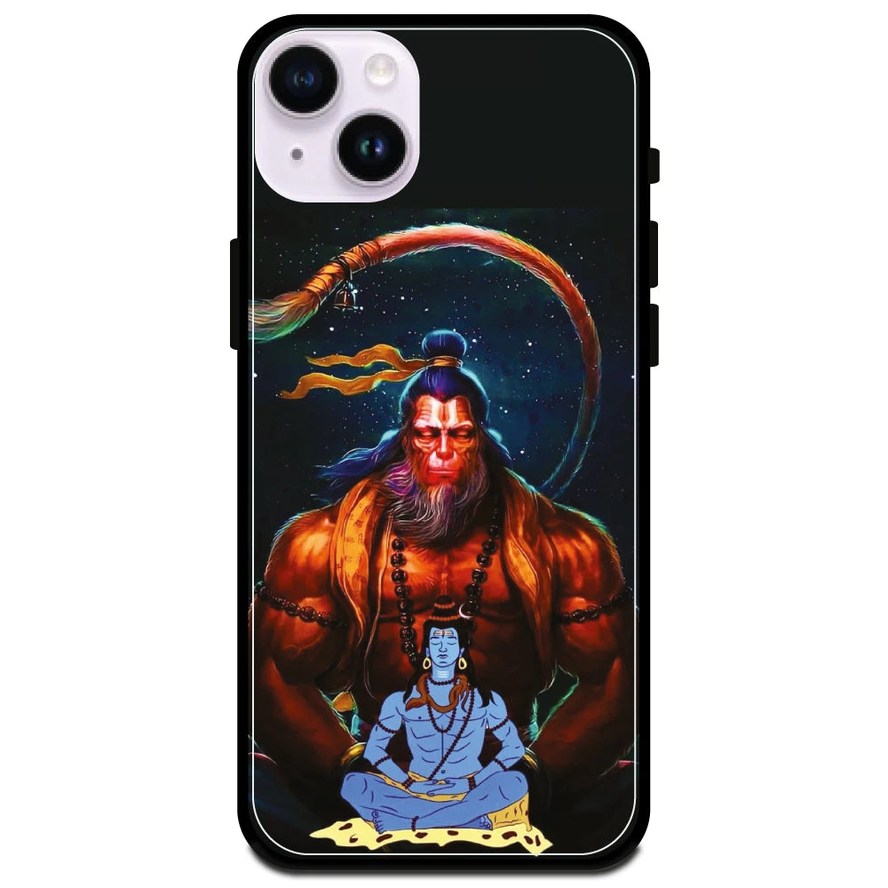 Lord Shiva & Lord Hanuman - Armor Case For Apple iPhone Models Iphone 14 Plus