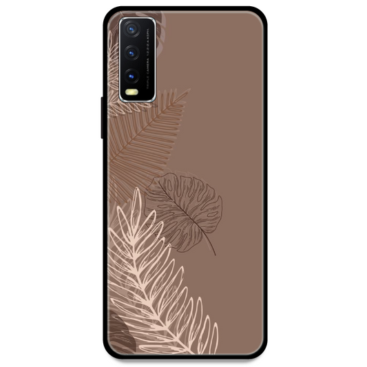 Brown Leaves - Armor Case For Vivo Models