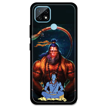 Lord Shiva & Lord Hanuman - Armor Case For Realme Models Realme C21 (2021)