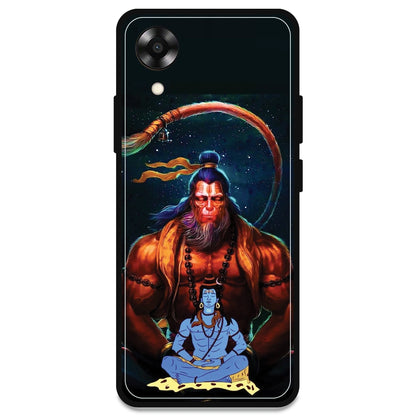 Lord Shiva & Lord Hanuman - Armor Case For Oppo Models Oppo A17K