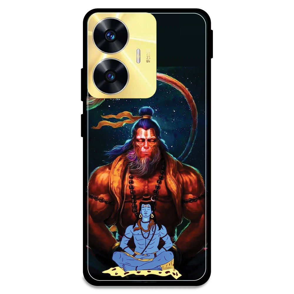 Lord Shiva & Lord Hanuman - Armor Case For Realme Models Realme C55
