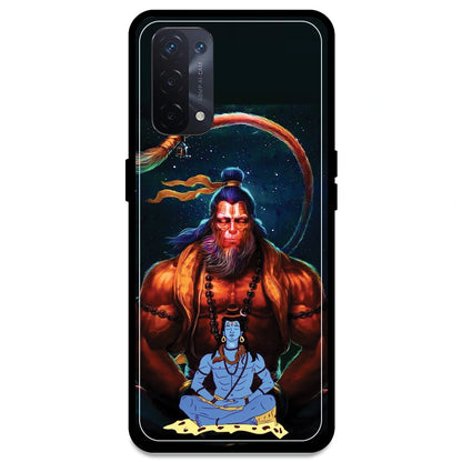 Lord Shiva & Lord Hanuman - Armor Case For Oppo Models Oppo A54