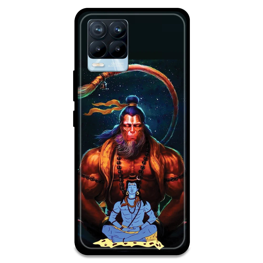 Lord Shiva & Lord Hanuman - Armor Case For Realme Models Realme 8 Pro