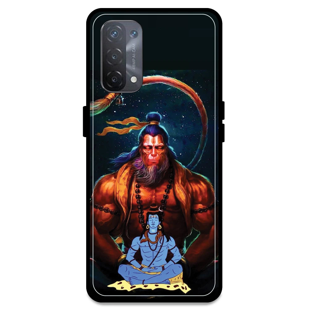 Lord Shiva & Lord Hanuman - Armor Case For Oppo Models Oppo A74 5G
