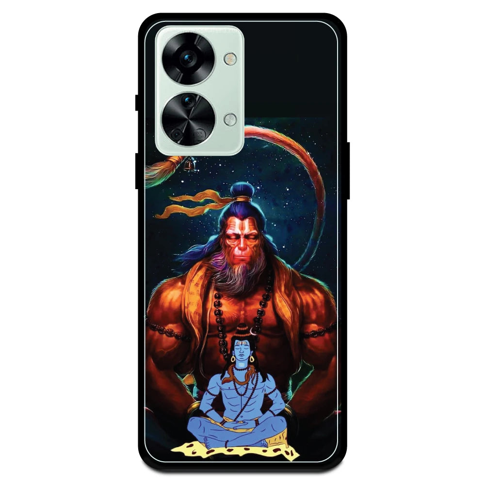 Lord Shiva & Lord Hanuman - Armor Case For OnePlus Models One Plus Nord 2T