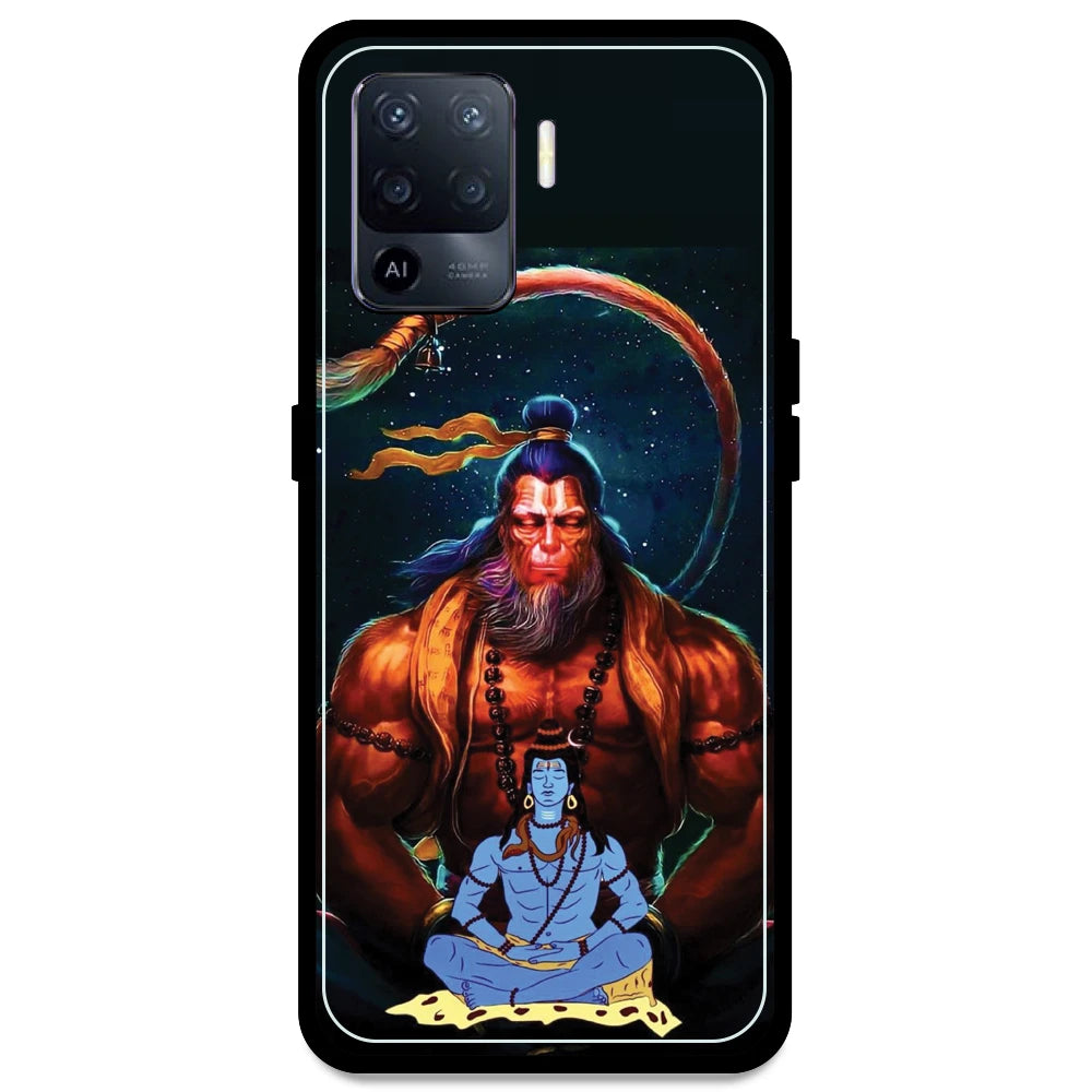 Lord Shiva & Lord Hanuman - Armor Case For Oppo Models Oppo A94