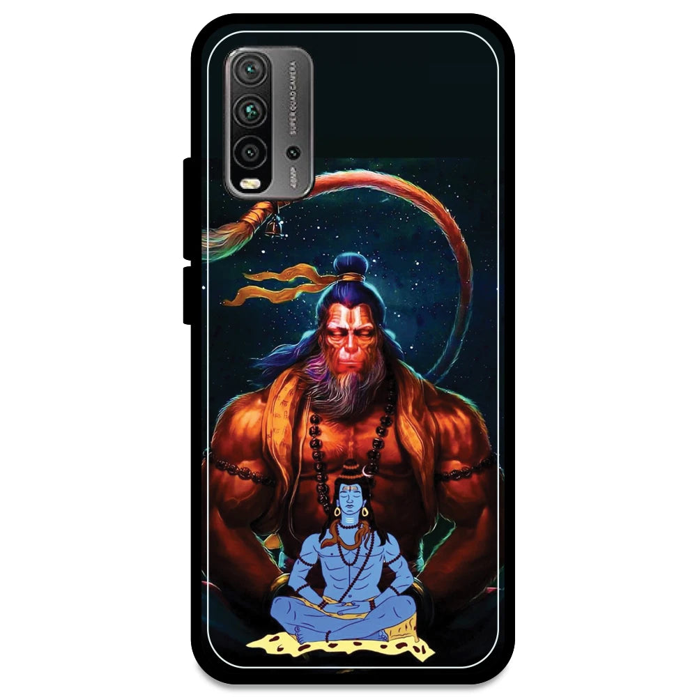 Lord Shiva & Lord Hanuman - Armor Case For Redmi Models Redmi Note 9 Power