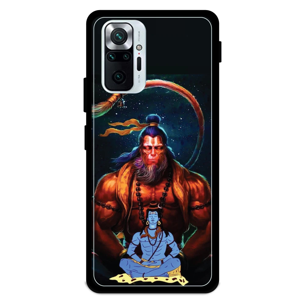 Lord Shiva & Lord Hanuman - Armor Case For Redmi Models 10 Pro