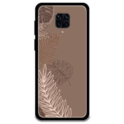 Brown Leaves - Armor Case For Poco Models Poco M2 Pro