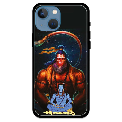 Lord Shiva & Lord Hanuman - Armor Case For Apple iPhone Models Iphone 13 mini
