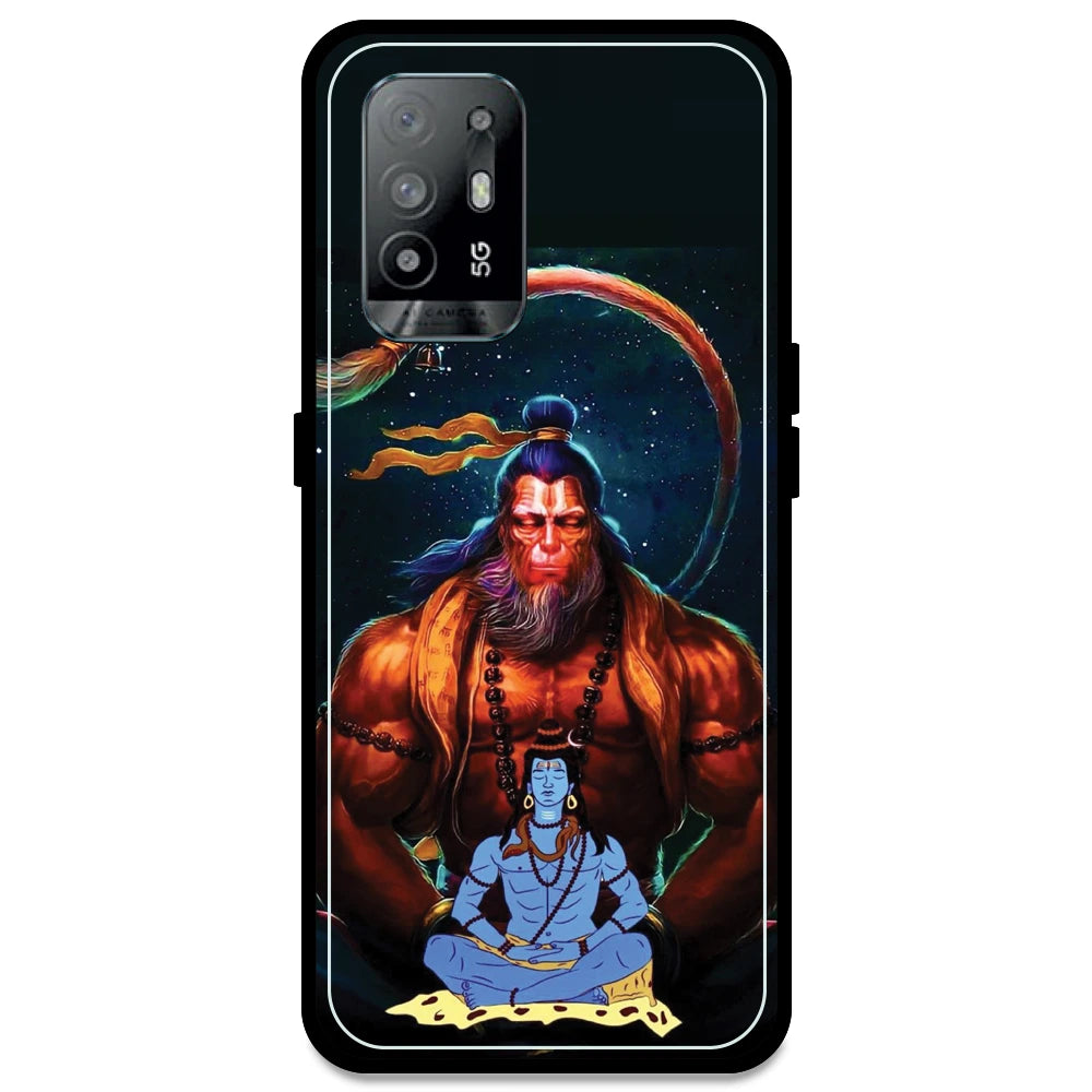 Lord Shiva & Lord Hanuman - Armor Case For Oppo Models Oppo A94 5G
