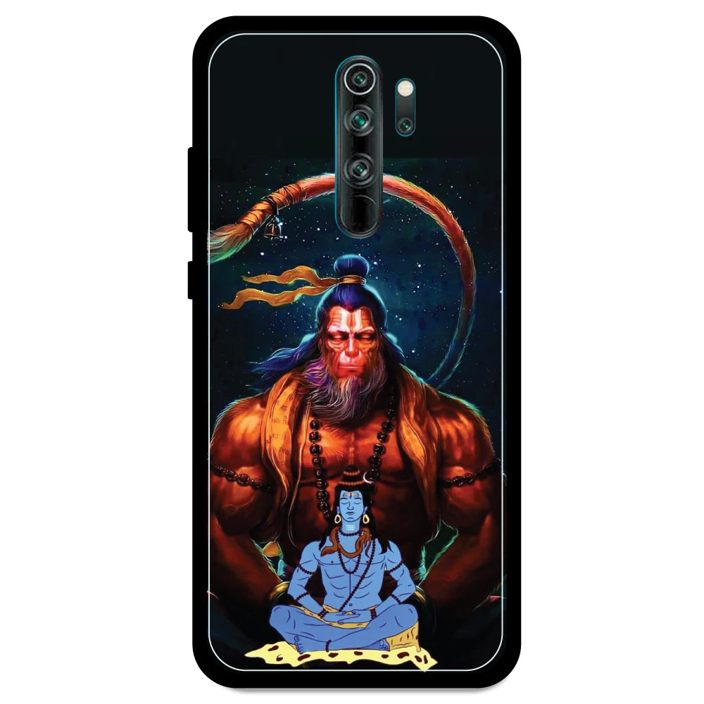 Lord Shiva & Lord Hanuman - Armor Case For Redmi Models 8 Pro