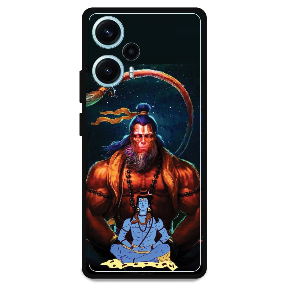 Lord Shiva & Lord Hanuman - Armor Case For Poco Models Poco F5 5G