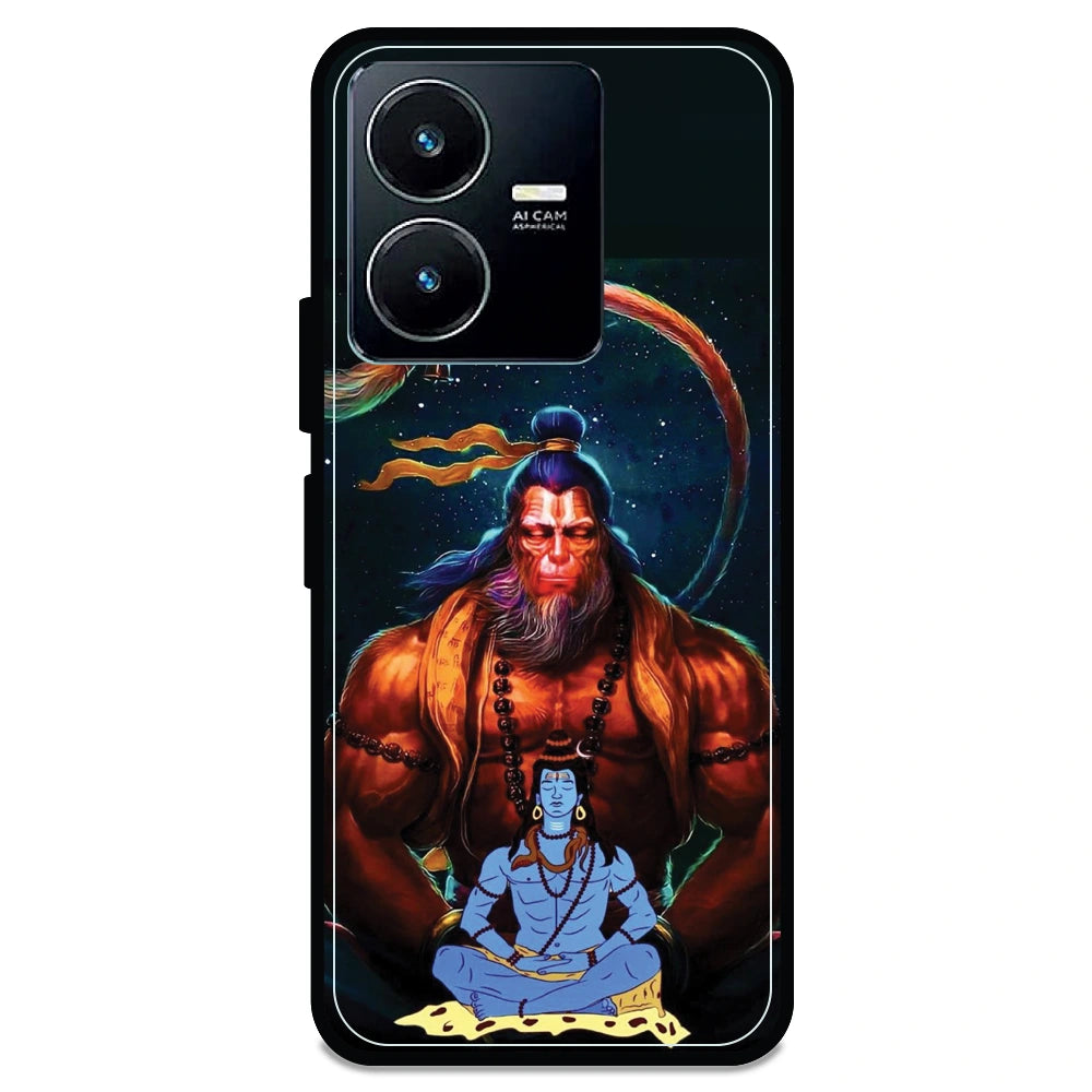 Lord Shiva & Lord Hanuman - Armor Case For Vivo Models Vivo Y22