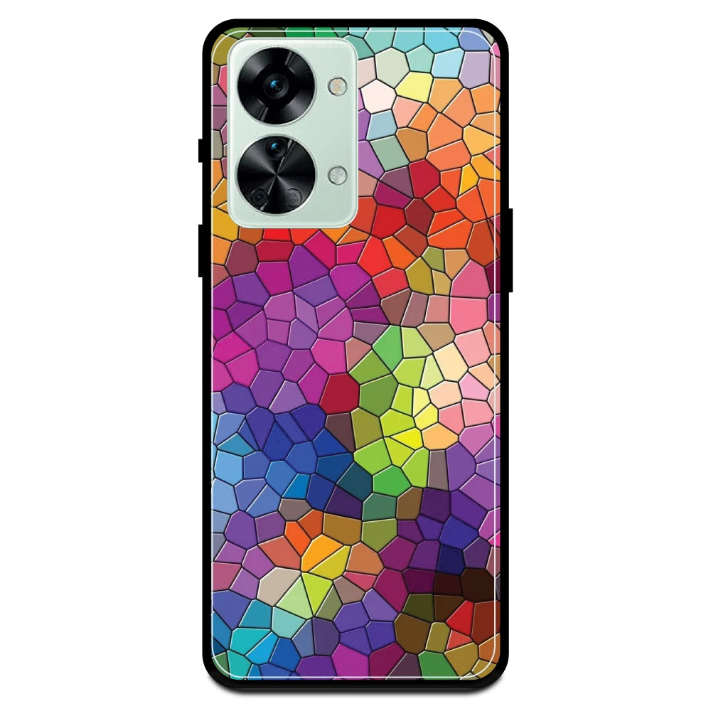 Rainbow Mosiac - Armor Case For OnePlus Models One Plus Nord 2T