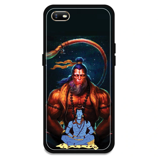 Lord Shiva & Lord Hanuman - Armor Case For Oppo Models Oppo A1K
