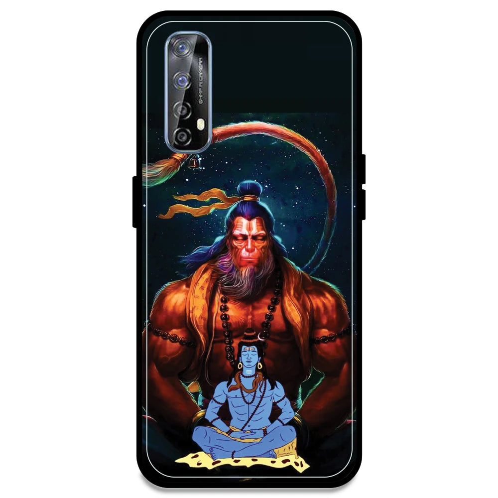 Lord Shiva & Lord Hanuman - Armor Case For Realme Models Realme 7