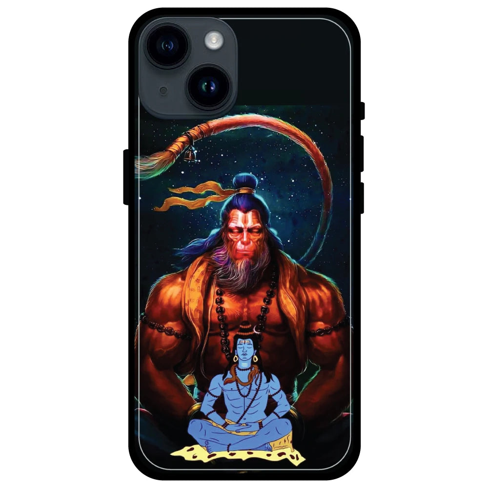 Lord Shiva & Lord Hanuman - Armor Case For Apple iPhone Models Iphone 14
