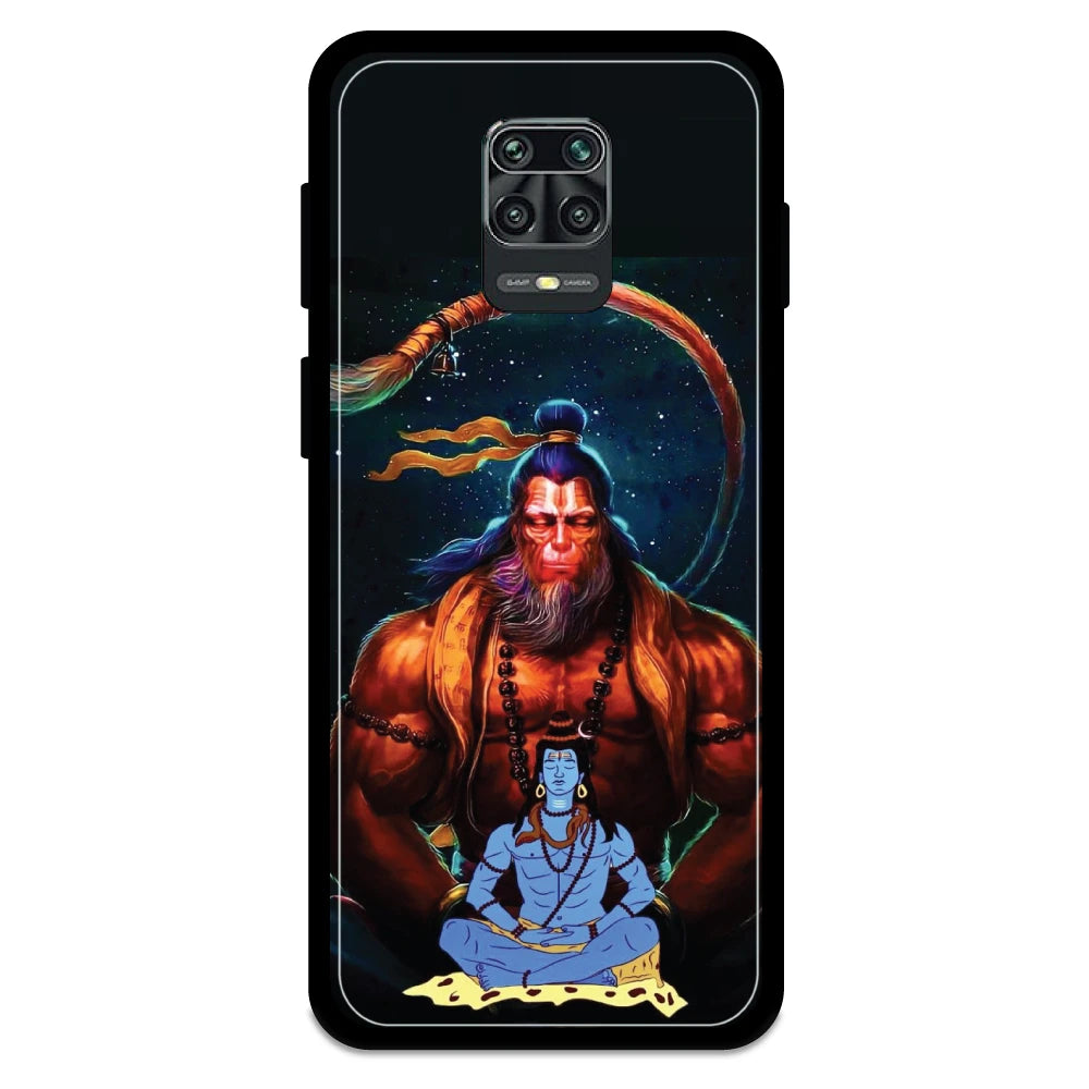 Lord Shiva & Lord Hanuman - Armor Case For Redmi Models 9 Pro Max