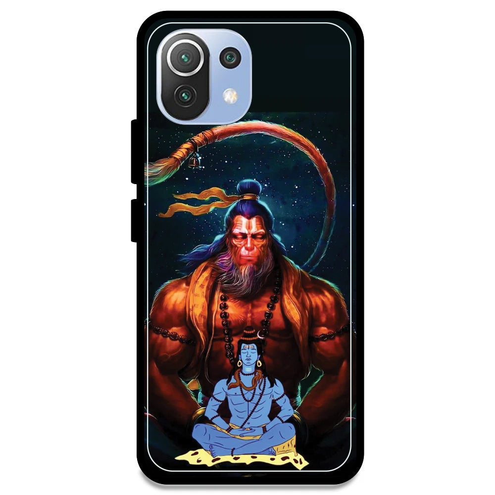 Lord Shiva & Lord Hanuman - Armor Case For Redmi Models Redmi Note 11 Lite