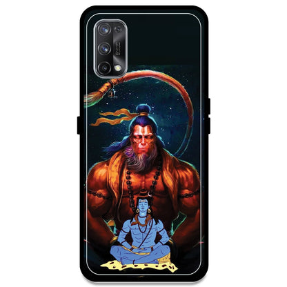 Lord Shiva & Lord Hanuman - Armor Case For Realme Models Realme X7