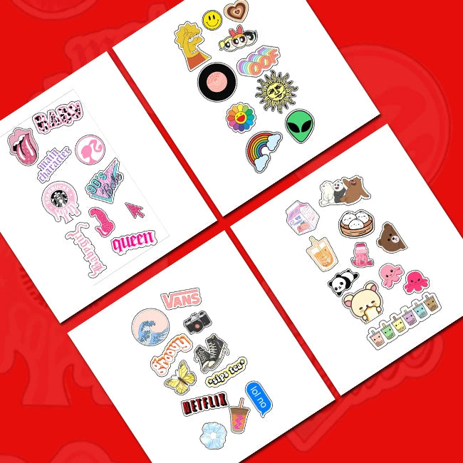 Trendy - A Combo Of 4 Sticker Sheets