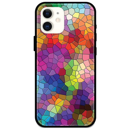 Rainbow Mosiac - Armor Case For Apple iPhone Models 12
