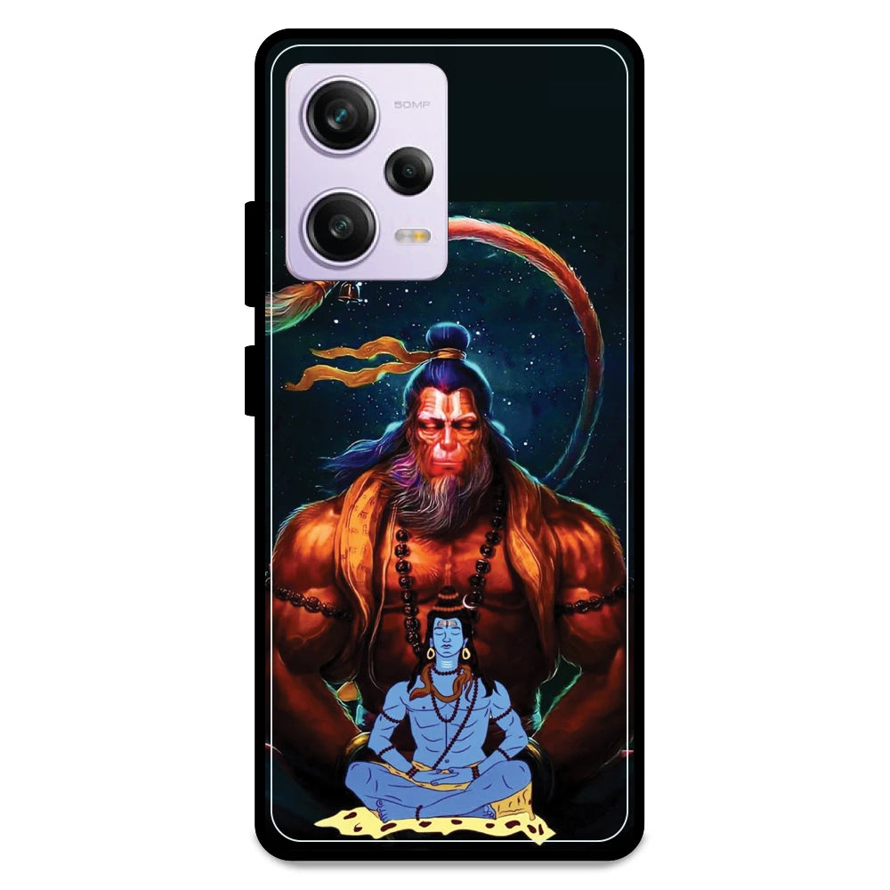 Lord Shiva & Lord Hanuman - Armor Case For Redmi Models Redmi Note 12 Pro