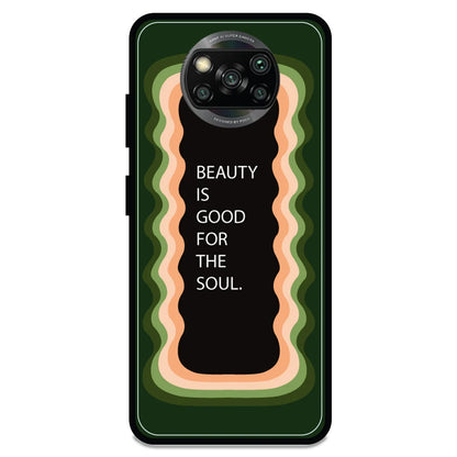 'Beauty Is Good For The Soul' - Armor Case For Poco Models Poco X3