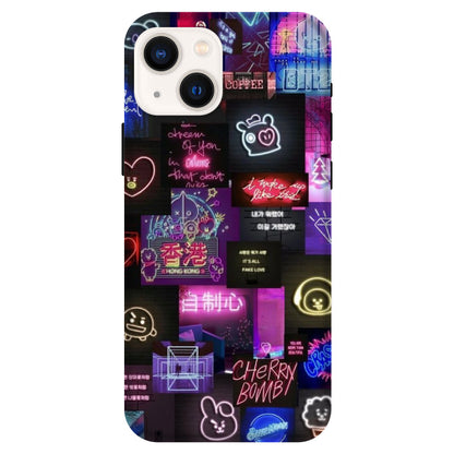 Neon Collage - Hard Cases For iPhone Models