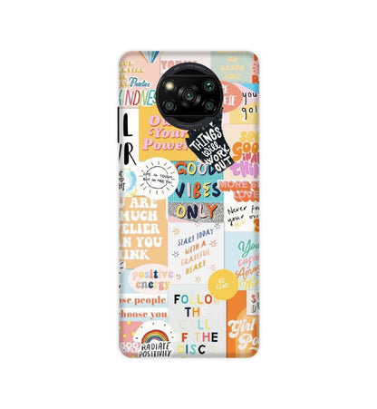 Good Vibes Only Collage - Hard Cases For Poco Models