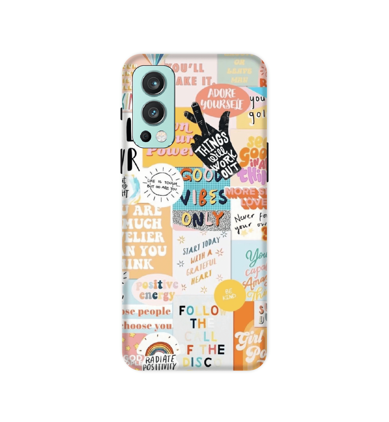 Good Vibes Only Collage - Hard Cases For OnePlus Models