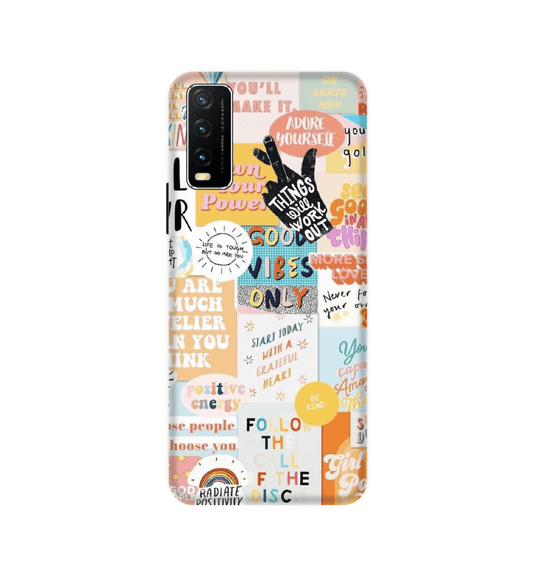 Good Vibes Only Collage - Hard Cases For Vivo Models
